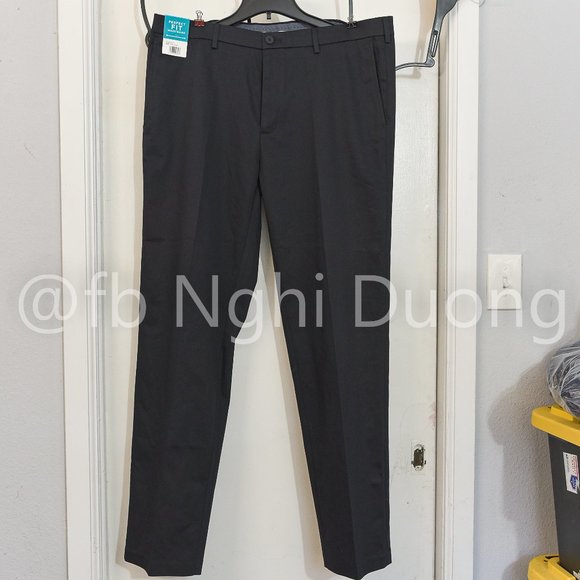Haggar‎ Men’s Non-Iron Pant in  BLACK - Picture 1 of 7